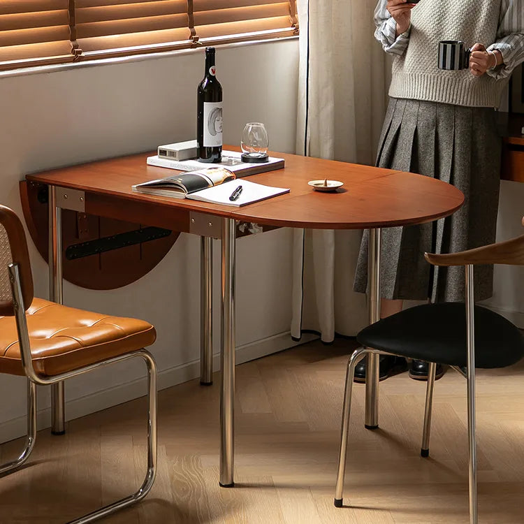 ラタンとPUレザーのスタイリッシュチェア | 多層板&ステンレス&チェリー材使用 fpmxm-2772