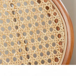 アッシュ材×ラタンのエレガントチェア - モダンステンレスデザイン&PUレザーシート fpmxm-2774