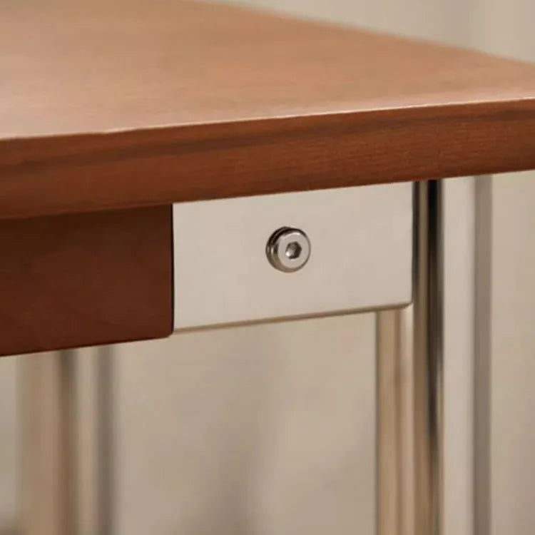 高級感溢れる無垢材ステンレススツール|モダンデザインでスタイリッシュな空間演出 fpmxm-2778