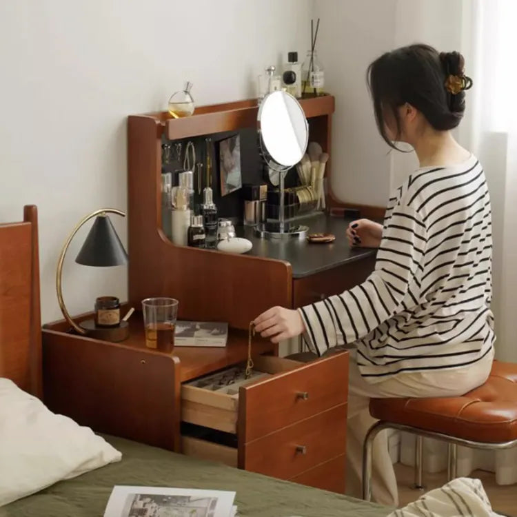 無垢ケヤキの贅沢化粧台|多層板&ステンレス&アイアン&セラミック使用の美しいデザイン fpmxm-2790