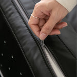 高級感あふれるPUレザーソファー|ステンレス×綿麻×グースダウンの贅沢な座り心地 fpmxm-2800