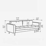 高級感あふれるPUレザーソファー|ステンレス×綿麻×グースダウンの贅沢な座り心地 fpmxm-2800