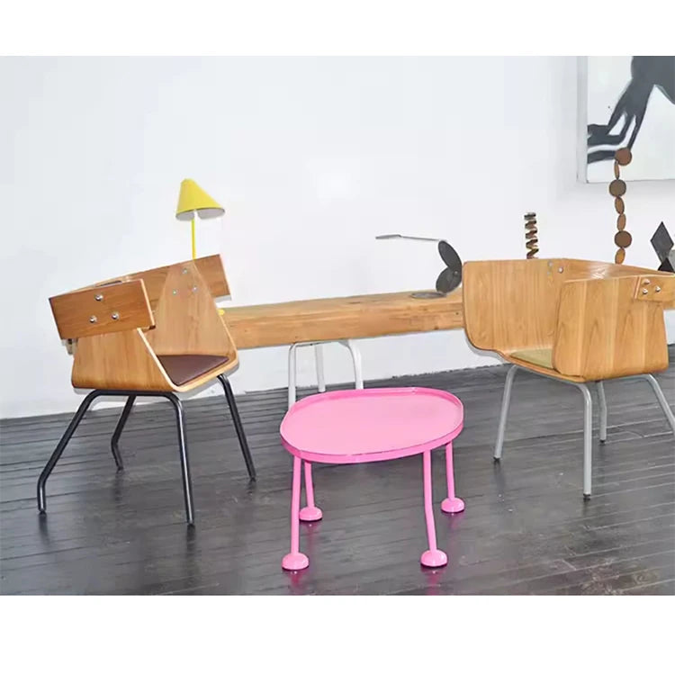 モダンデザインの多層板テーブル - おしゃれなカフェスタイルでインテリアを引き立てる卓上家具 fqr-5107