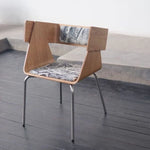 モダンデザインの多層板チェア | PUレザー・エアレザー・綿麻素材使用 | シンプルでスタイリッシュなインテリアに最適 fqr-5108