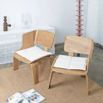 モダンシンプル多層板チェア - スタイリッシュなデザインでインテリアに最適! fqr-5109