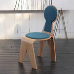 モダンデザインの多層板チェア - 綿麻素材の快適な座席、オシャレなインテリアに最適! fqr-5112