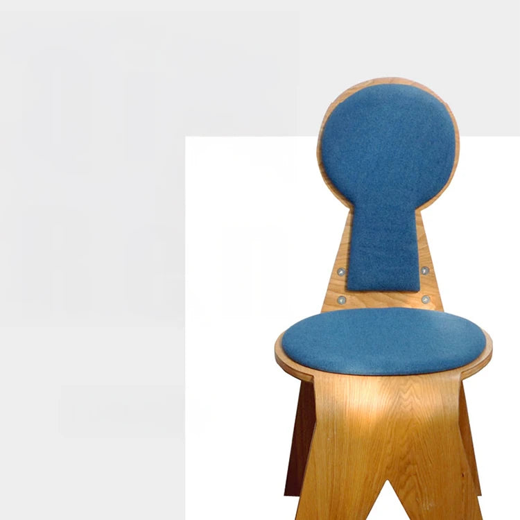 モダンデザインの多層板チェア - 綿麻素材の快適な座席、オシャレなインテリアに最適! fqr-5112