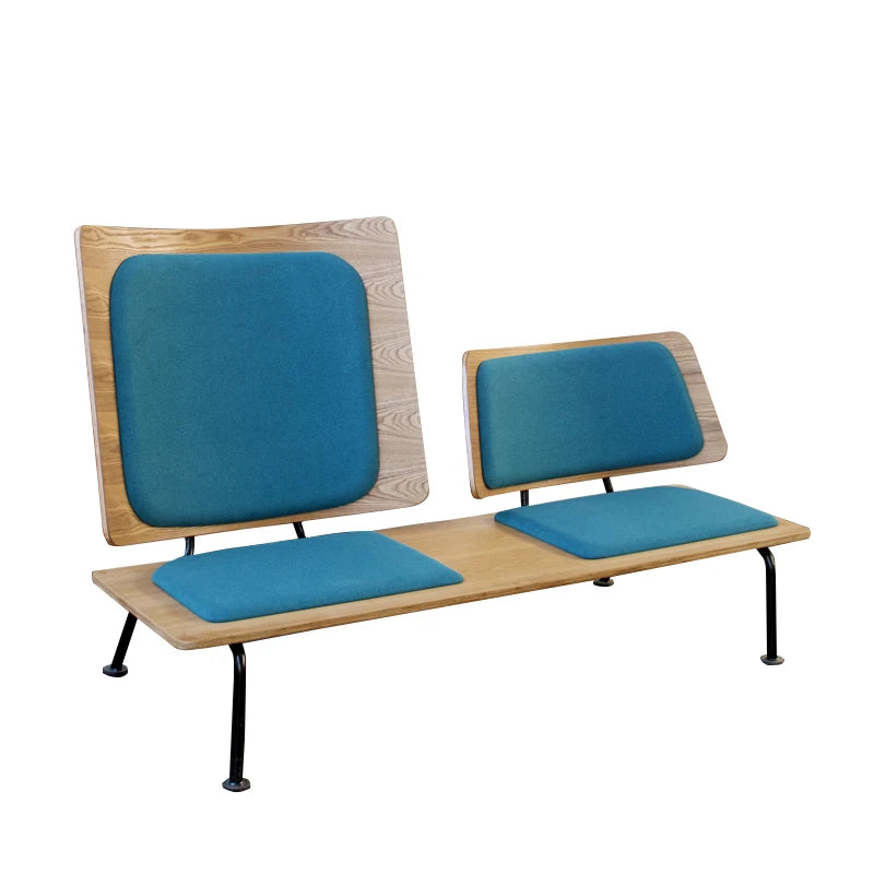 スタイリッシュな多層板ソファー - 綿麻・PUレザー使用、快適な座り心地のデザイン家具 fqr-5115