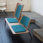 スタイリッシュな多層板ソファー - 綿麻・PUレザー使用、快適な座り心地のデザイン家具 fqr-5115