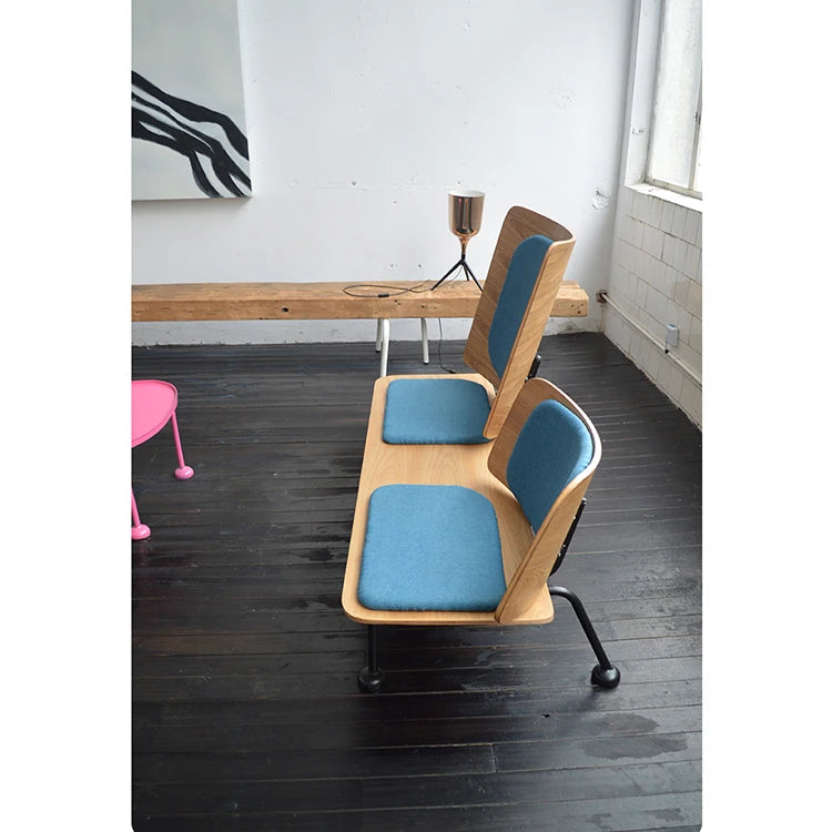 スタイリッシュな多層板ソファー - 綿麻・PUレザー使用、快適な座り心地のデザイン家具 fqr-5115