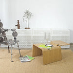 スタイリッシュな多層板センターテーブル|モダンデザインでリビングを演出するおしゃれ家具 fqr-5120