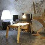 モダンデザインの多層板テーブル | スタイリッシュなダイニング・カフェ向け | 8人掛けに最適! fqr-5121