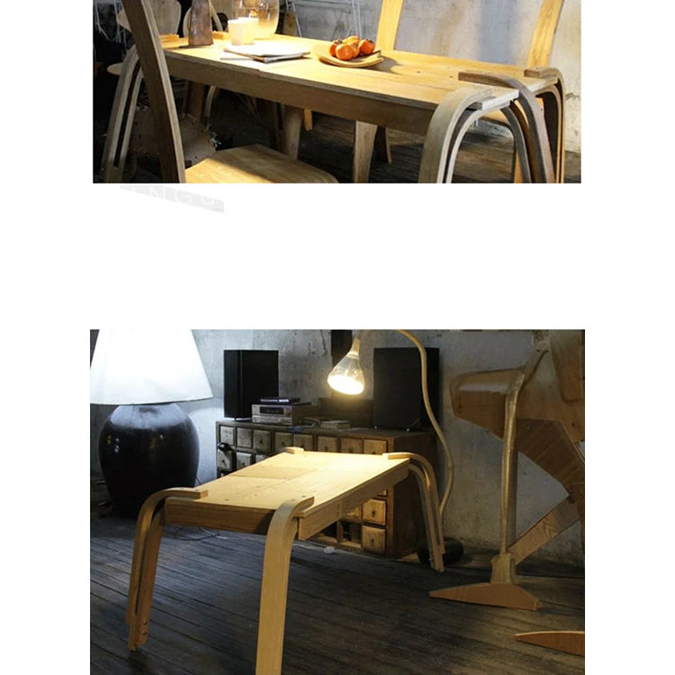 モダンデザインの多層板テーブル | スタイリッシュなダイニング・カフェ向け | 8人掛けに最適! fqr-5121