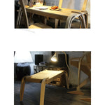 モダンデザインの多層板テーブル | スタイリッシュなダイニング・カフェ向け | 8人掛けに最適! fqr-5121