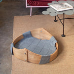 ペット用快適ベッド|多層板&綿麻素材|シンプルデザインの犬用ベッド fqr-5123