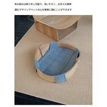 ペット用快適ベッド|多層板&綿麻素材|シンプルデザインの犬用ベッド fqr-5123