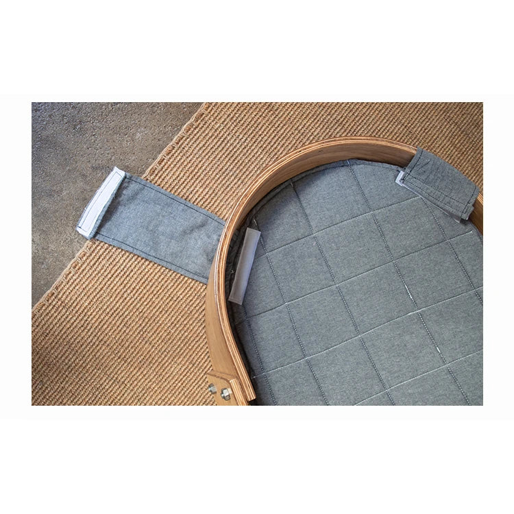 ペット用快適ベッド|多層板&綿麻素材|シンプルデザインの犬用ベッド fqr-5123