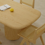 パイン材質のモダンなダイニングテーブル|シンプルデザインでどんなインテリアにもマッチ fsdb-2257