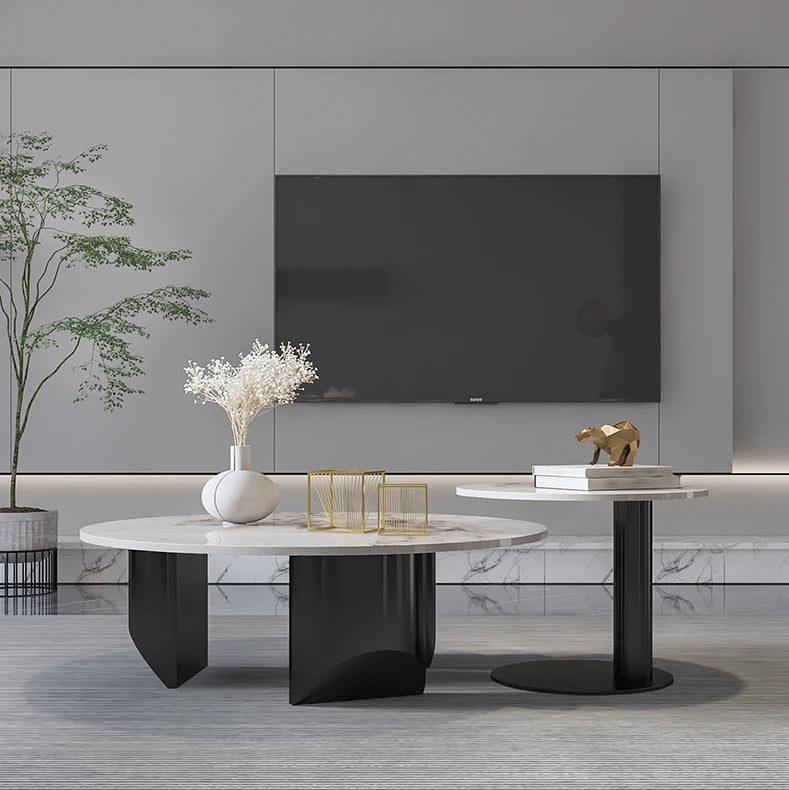 モダンなセラミックセンターテーブル - 高級感漂うリビングの主役 fsdb-2264