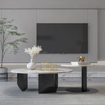 モダンなセラミックセンターテーブル - 高級感漂うリビングの主役 fsdb-2264