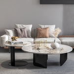 モダンなセラミックセンターテーブル - 高級感漂うリビングの主役 fsdb-2264