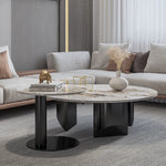 モダンなセラミックセンターテーブル - 高級感漂うリビングの主役 fsdb-2264