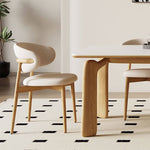 セラミック アッシュ材 多層板デザイン テーブル - おしゃれで耐久性抜群 fsm-309