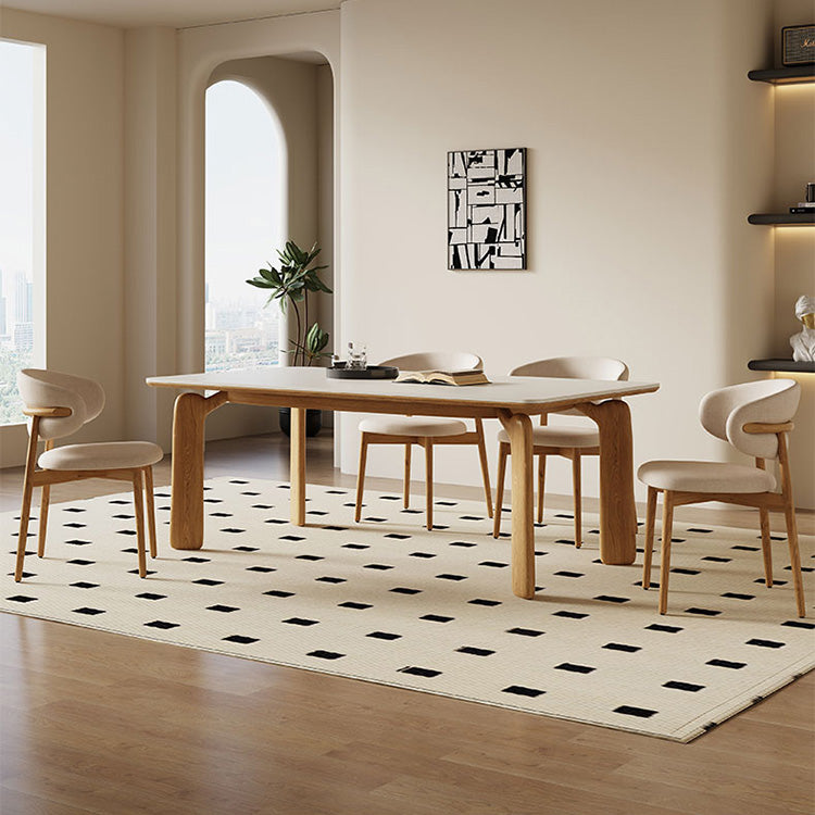 アッシュ材使用!スタイリッシュPUレザーチェア - 快適な座り心地&モダンなデザイン fsm-966