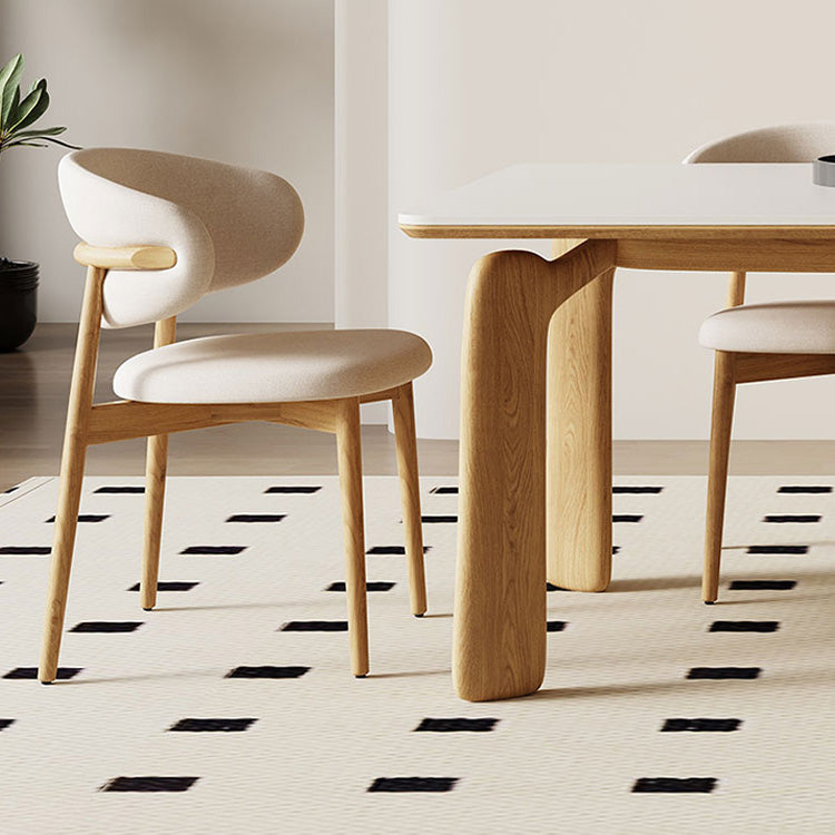 アッシュ材使用!スタイリッシュPUレザーチェア - 快適な座り心地&モダンなデザイン fsm-966