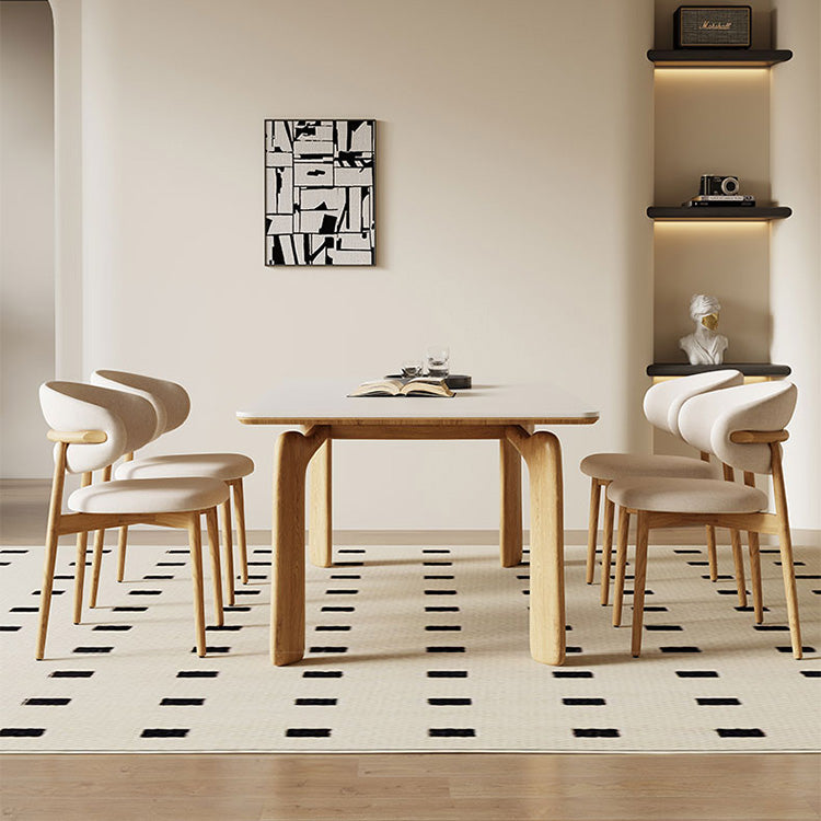 アッシュ材使用!スタイリッシュPUレザーチェア - 快適な座り心地&モダンなデザイン fsm-966