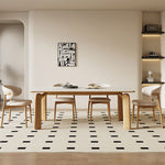 アッシュ材使用!スタイリッシュPUレザーチェア - 快適な座り心地&モダンなデザイン fsm-966