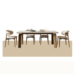 アッシュ材使用!スタイリッシュPUレザーチェア - 快適な座り心地&モダンなデザイン fsm-966