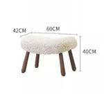 木製フレーム&シープボア素材の快適チェア – スタイリッシュでリラックスできる逸品 fsmy-400