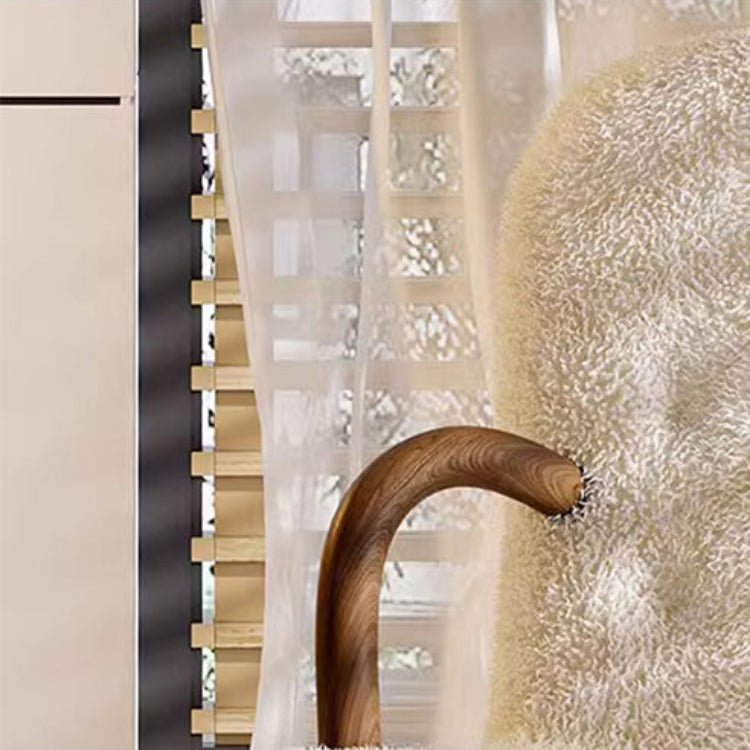 木製フレーム&シープボア素材の快適チェア – スタイリッシュでリラックスできる逸品 fsmy-400