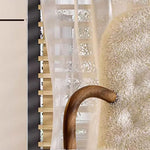 木製フレーム&シープボア素材の快適チェア – スタイリッシュでリラックスできる逸品 fsmy-400