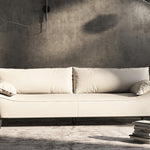 【人気デザイン】高品質木製MDFソファー?エアレザー仕上げで快適な座り心地 fsmy-402