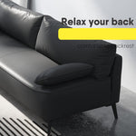 【人気デザイン】高品質木製MDFソファー?エアレザー仕上げで快適な座り心地 fsmy-402