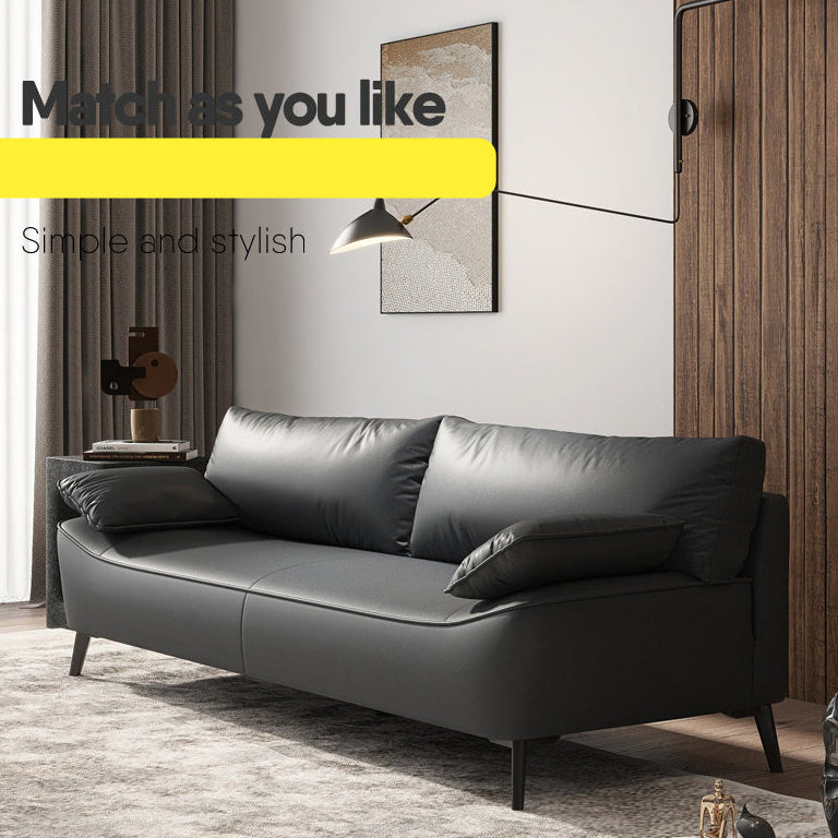 【人気デザイン】高品質木製MDFソファー?エアレザー仕上げで快適な座り心地 fsmy-402