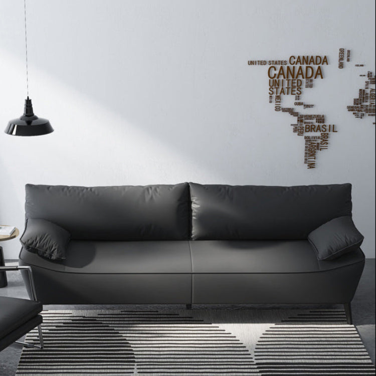 【人気デザイン】高品質木製MDFソファー?エアレザー仕上げで快適な座り心地 fsmy-402