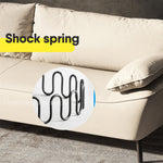 【人気デザイン】高品質木製MDFソファー?エアレザー仕上げで快適な座り心地 fsmy-402