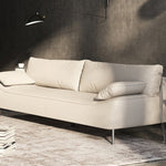 【人気デザイン】高品質木製MDFソファー?エアレザー仕上げで快適な座り心地 fsmy-402