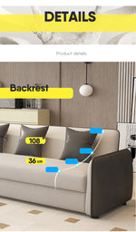 おしゃれなデザイン!木製&MDF素材の高品質フェイクレザーソファー fsmy-403