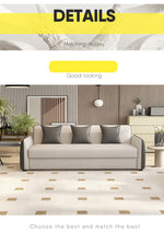 高品質ソファー|木製MDF集成材 & エアレザー製】リビング用快適家具 fsmy-404