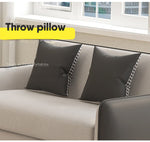 高品質ソファー|木製MDF集成材 & エアレザー製】リビング用快適家具 fsmy-404