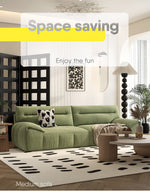 【快適な座り心地】高品質木製フレーム&ポリエステル繊維&PPコットン使用のエレガントソファー fsmy-451