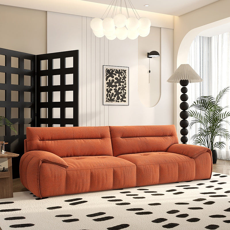 【快適な座り心地】高品質木製フレーム&ポリエステル繊維&PPコットン使用のエレガントソファー fsmy-451