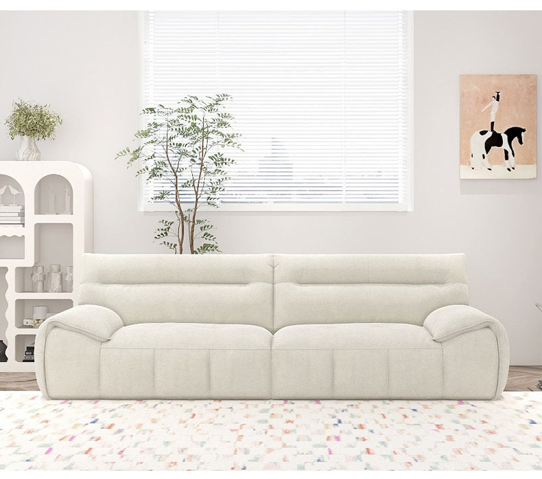 【快適な座り心地】高品質木製フレーム&ポリエステル繊維&PPコットン使用のエレガントソファー fsmy-451