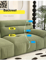 【快適な座り心地】高品質木製フレーム&ポリエステル繊維&PPコットン使用のエレガントソファー fsmy-451