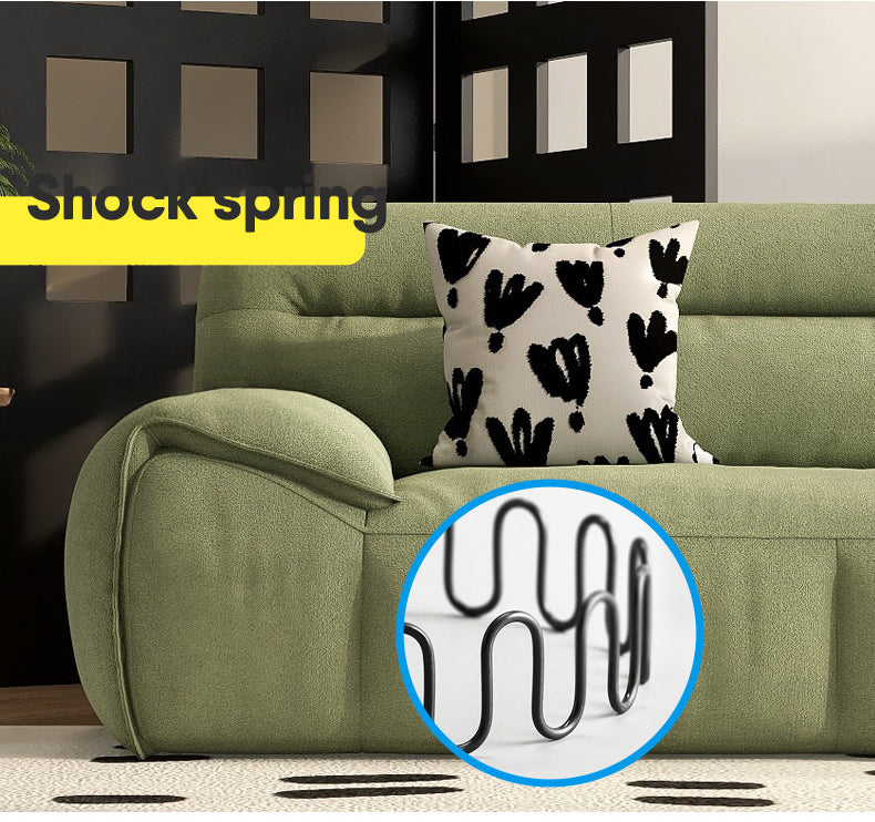 【快適な座り心地】高品質木製フレーム&ポリエステル繊維&PPコットン使用のエレガントソファー fsmy-451