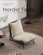 【高級感】ステンレスフレームのエレガントチェア - PUレザー&MDF集成材使用 しっかりフィットするラテックス&PPコットン座面! fsmy-453